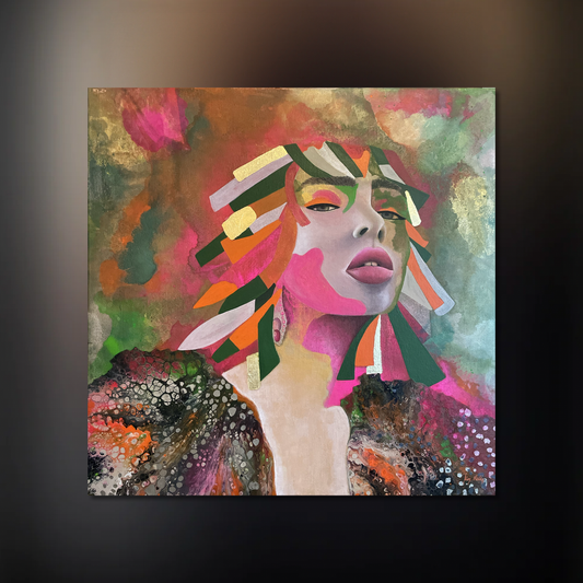 Nina - Painting 80X80 cm